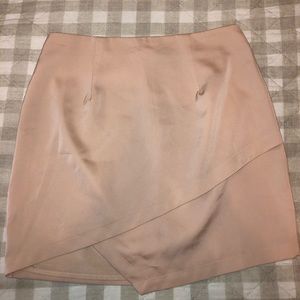 By the way. Satin mini skirt